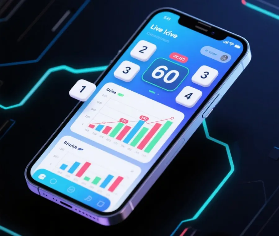 实时在线开奖直播界面示意图