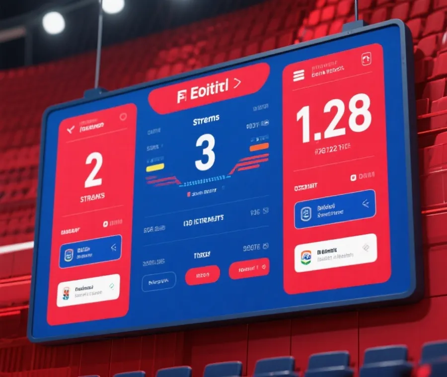 开奖数据看板示意图